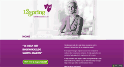 Desktop Screenshot of 12spring.nl
